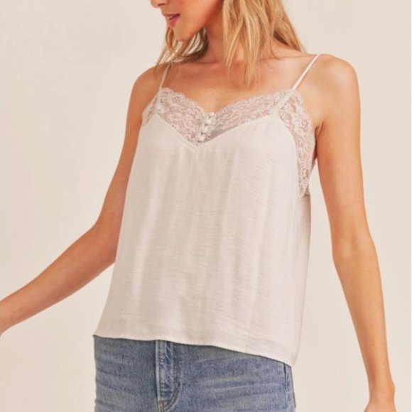 NWT - Lush Cream Cami - Picture 1 of 7